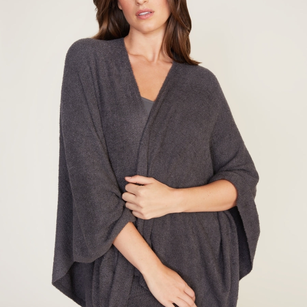 Barefoot Dreams Charcoal Women's Poncho